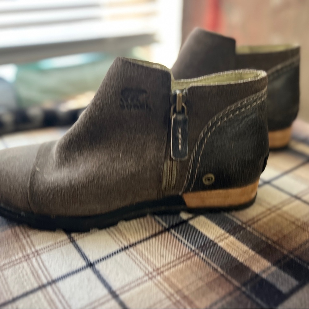 Sorel Dark Brown Leather Boots